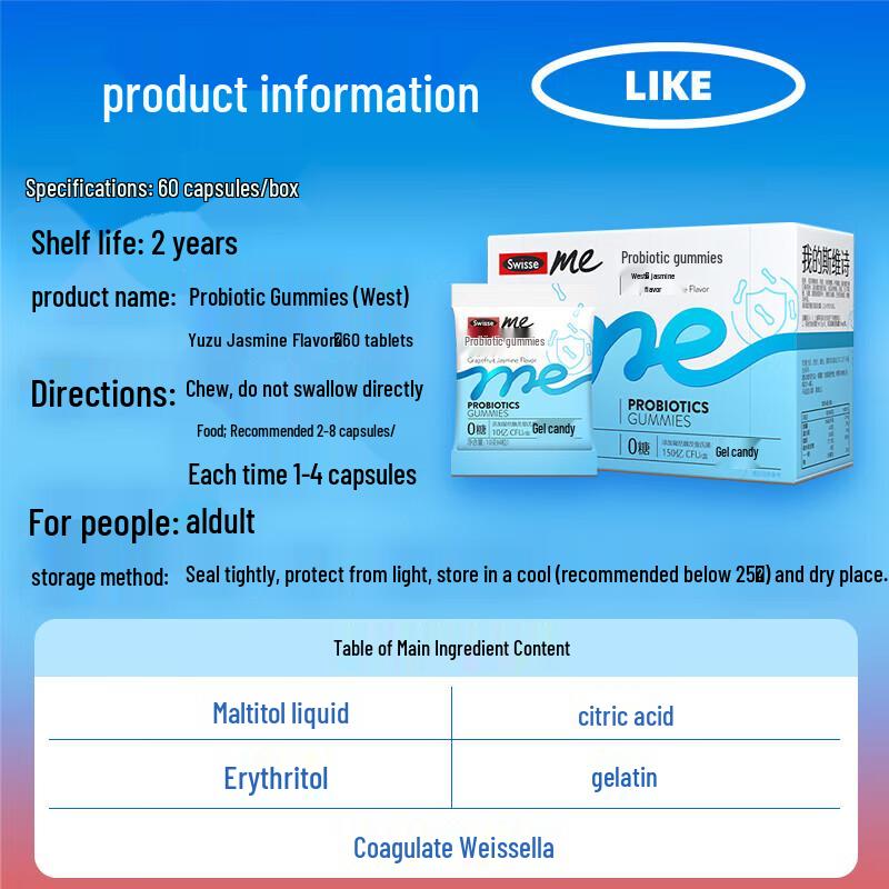 Swisse Probiotic Gut Health Gummies