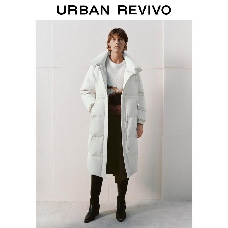 UR Women's Minimalist High-Neck Loose Down Jacket