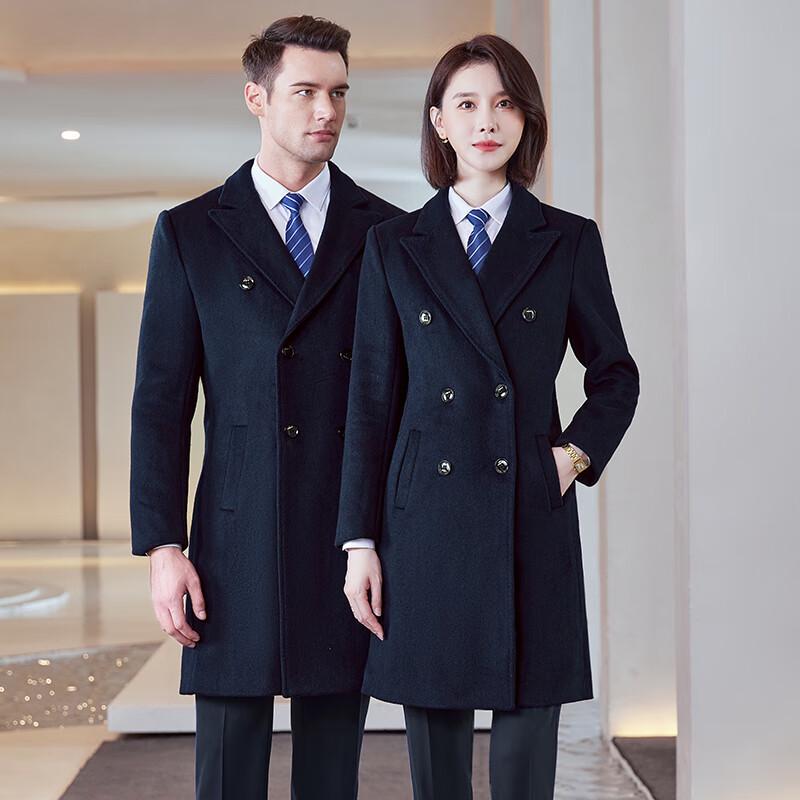 

Тройман Унисекс Профессиональное Рабочее Пальто из Шерстяной Смеси XL