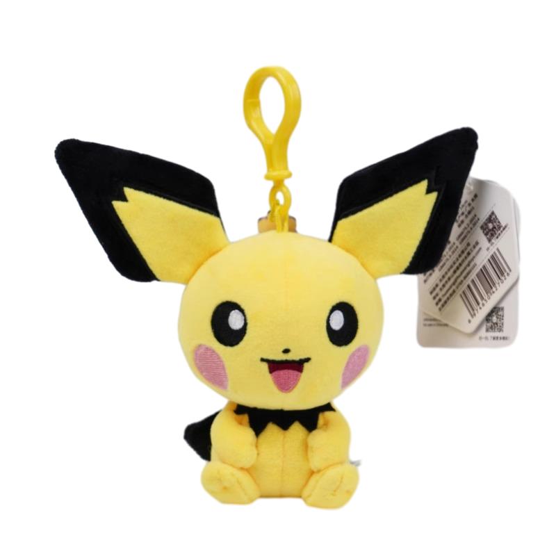 Pokemon Pikachu Mew Squirtle Charmander Kawaii Plush Toy Pendant School Bag Backpack Pendant Key Ring Small Doll Birthday Gift
