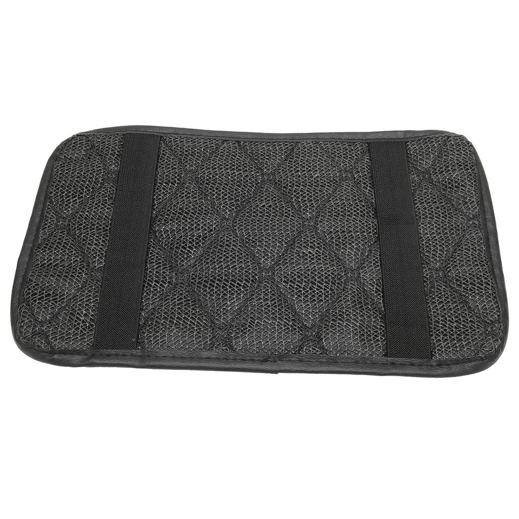 Armrest Box Mat Waterproof Dustproof PU Lther Mat Storage Box Cover Pad for Car Use