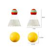 Kids Badminton Rackets Set Lightweight Children Tennis Badminton Toy Children Tennis Racquets With Balls For Family Game