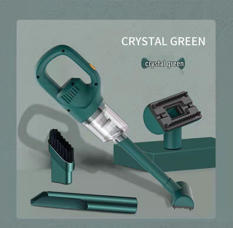 Portable Handheld Vacuum Cleaner with High-Power Wireless Charging for Home & Car