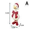 Christmas Duck Figurine - Creative Holiday Atmosphere Table Decoration Item - Resin Handicraft Display Piece