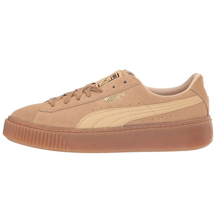 

Puma Замшевые кроссовки на платформе, удобные низкие кроссовки, женские кроссовки, коричневые 363559-03 35.5