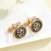 2Pcs/Set Vintage Dragon Totem Design Mens Cufflinks Formal Party Business Tuxedo Shirts Sleeve Button Jewelry Accessories