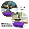 Large 70x140cm Microfiber Towel for Women Fast Drying Super Absorbent Lightweight Bath Beach Travel Towel Dark Purple