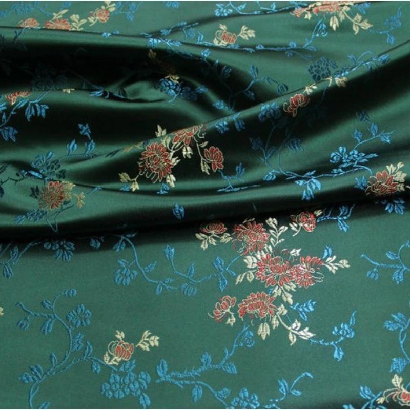 100x75cm Thailand/Chinese Style Florals Ethnic Southeast Asia Burma Jacquard Women's Jacquard Skirt Fabric DIY Sewing Material