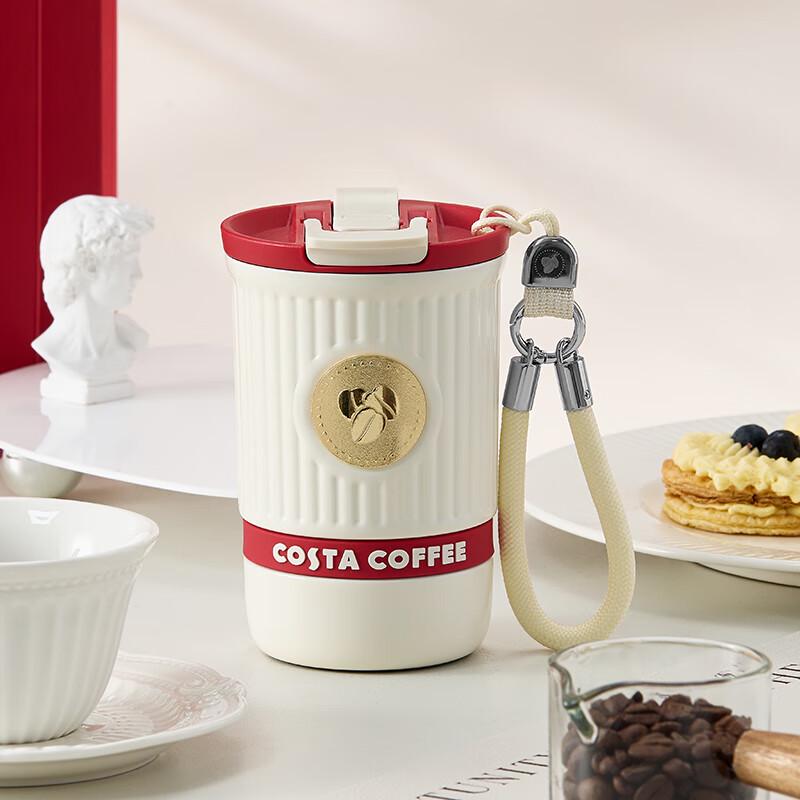 

COSTA Double-Drink Portable Stainless Steel Coffee Mug