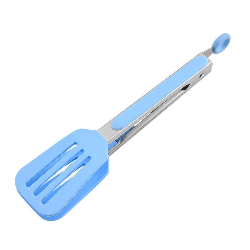 Silikon Barbekü Maşası Barbekü Klipsi Mutfak Klipsleri Silikon Yemek Maşası Yemek Klipsleri Ev İçin Mutfak Aleti Paslanmaz Çelik Kürek