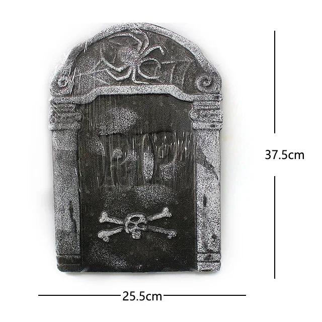 Halloween Yard Signs Tombstone Decoration Cemetery 4 Different Foam Haunted House Graveyard for House Outdoor Party Prank Props