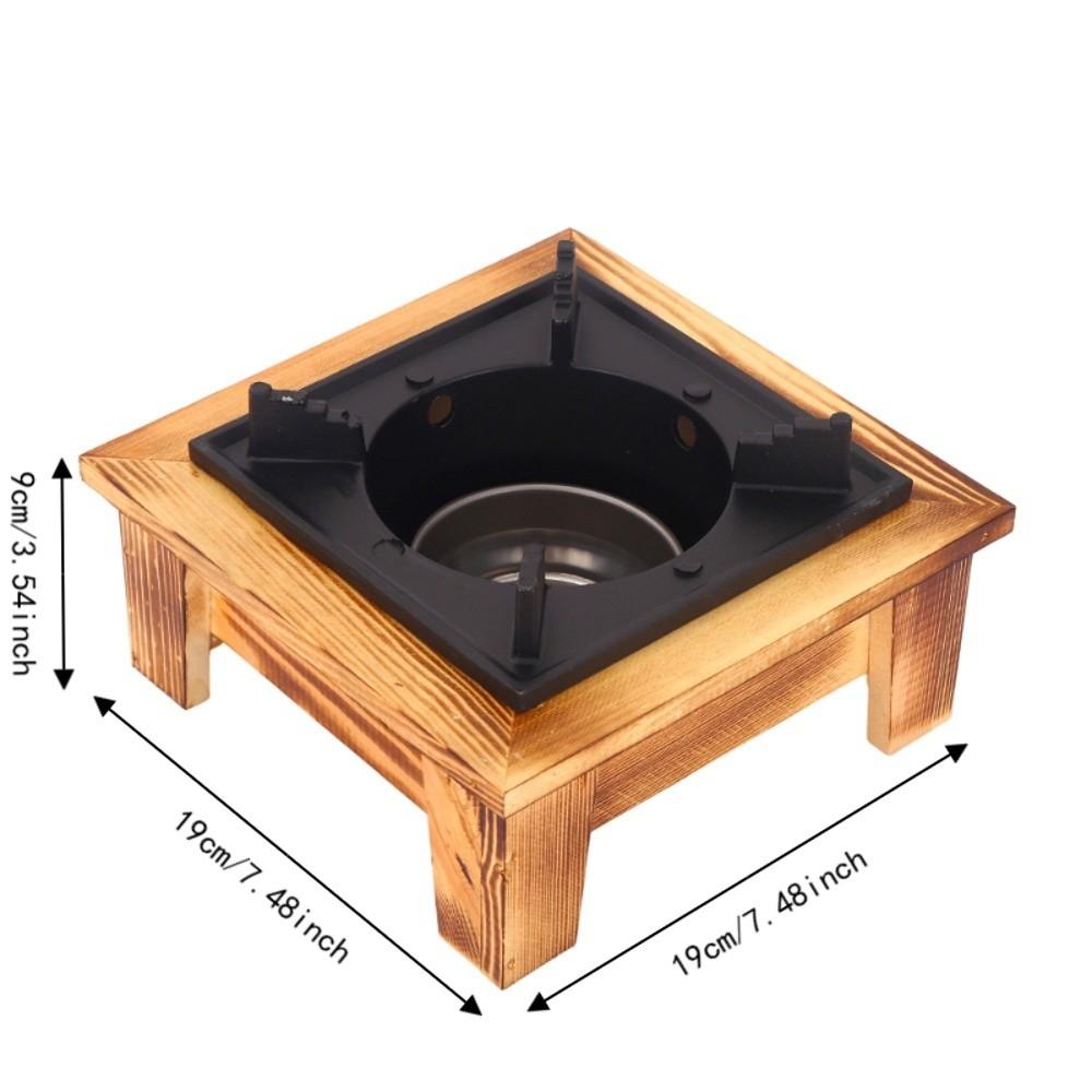 Holzrahmen Grill Ofen Ofen Aluminium Zink Zinklegierung Holzkohle Ofen Herd Camping Ofen Herd Restaurant