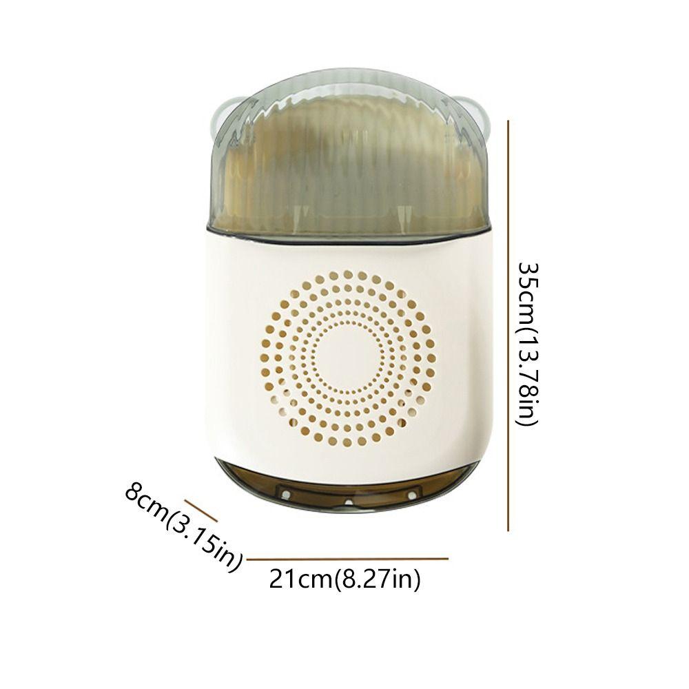 With Lid Wall-Mounted Chopstick Holder Dustproof Kitchen Cutlery Container  For Home Kitchen