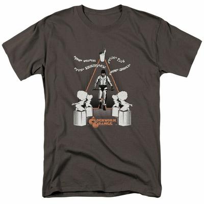 A Clockwork Orange Rozkręć Się Koszulka Licencjonowana Koszulka z Horroru Nowa Węglowa