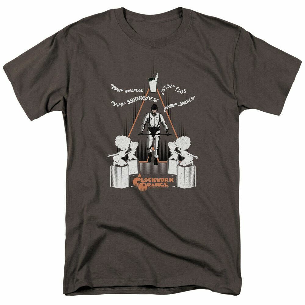 

A Clockwork Orange Sharpen You Up T Shirt Licensed Horror Movie Tee New Charcoal XXL