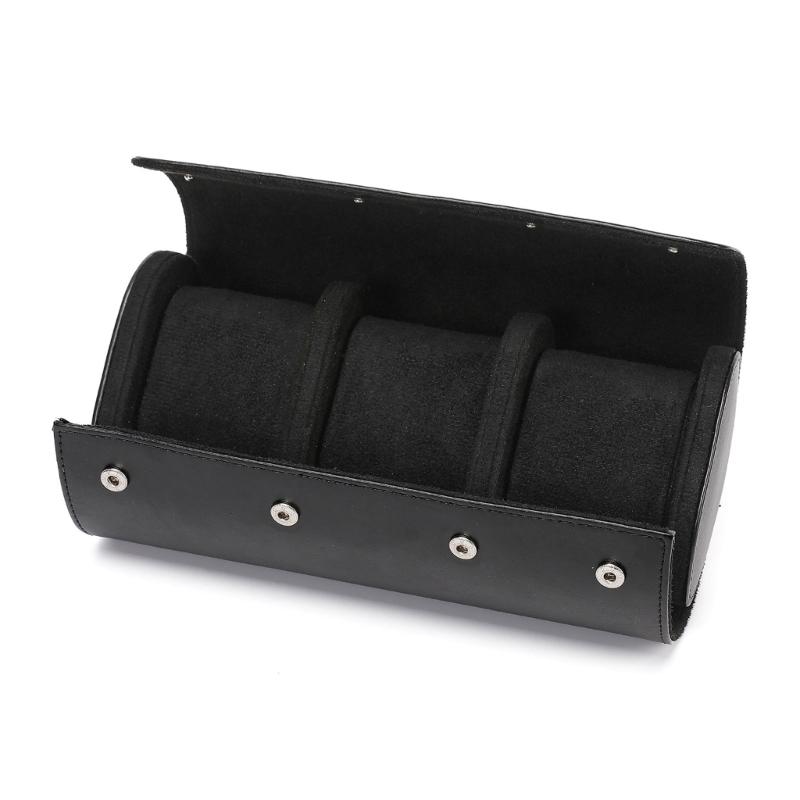 Travel Watch Box Luxury Leathers Waterproof Watch Storage Bag Dustproof Mechanical Watches Snap Button Bag Organizer