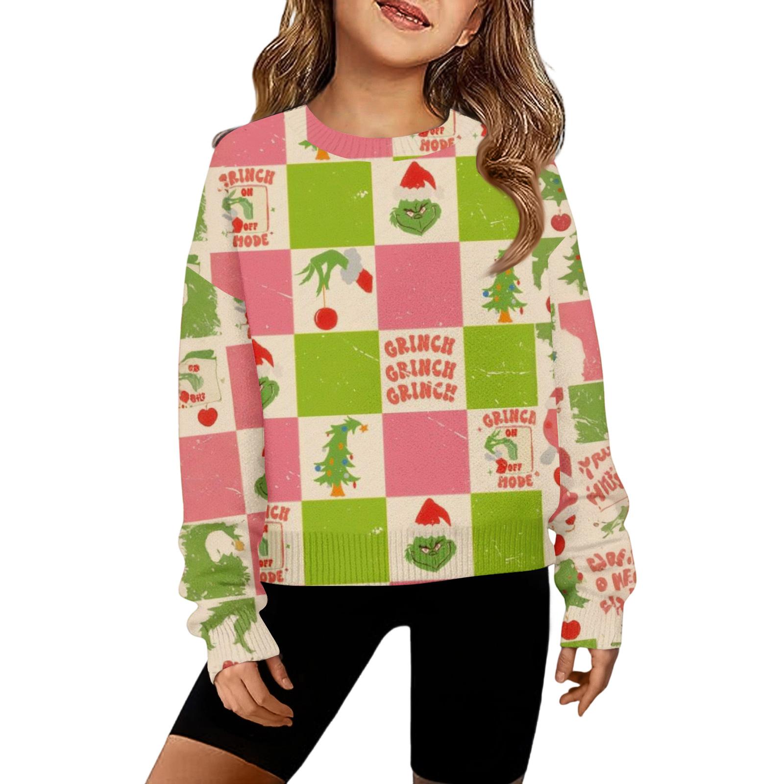 

Худи для девочек с принтом тай-дай - Пуловер с принтом 120 зелёный