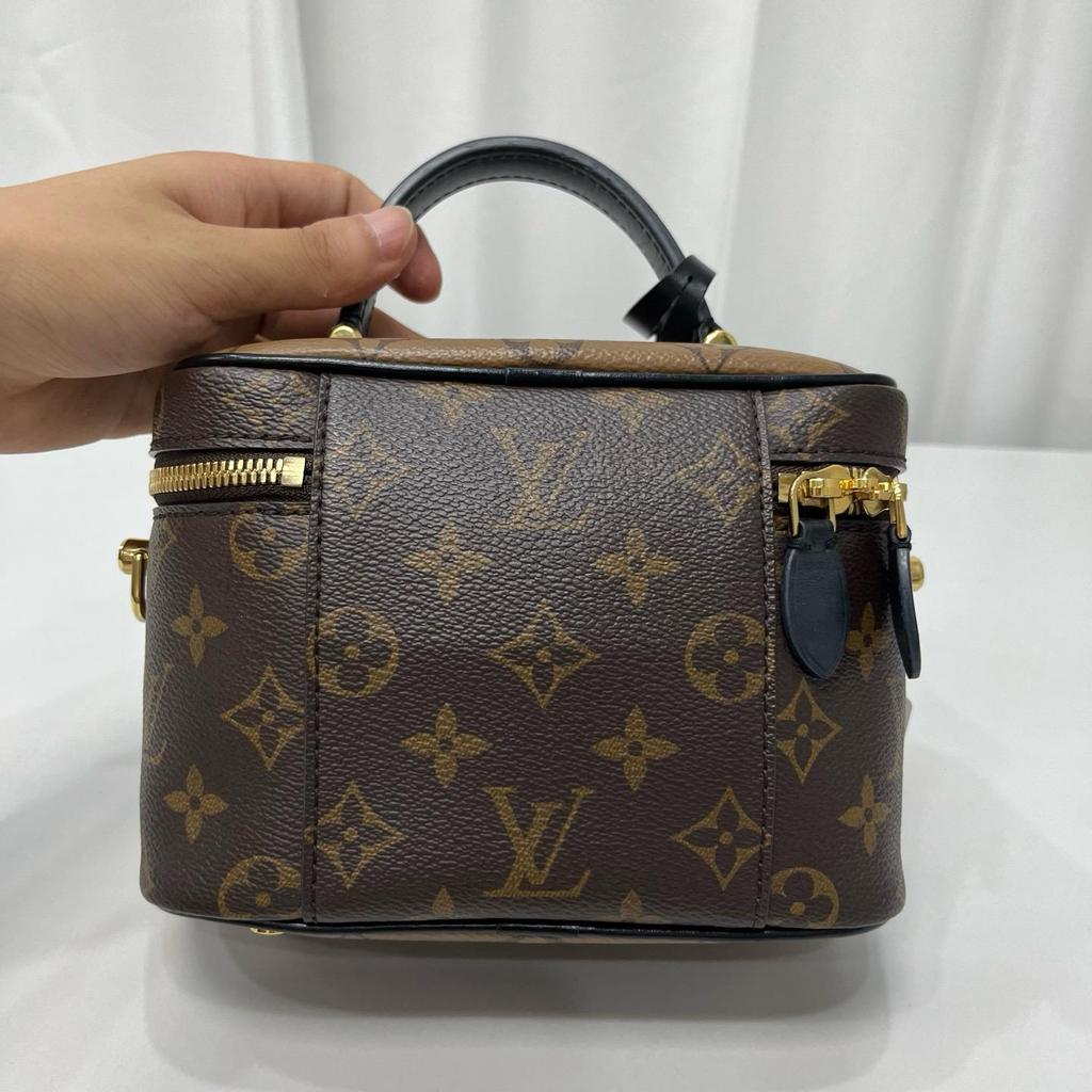 [Použité] Přenosná kosmetická taštička s monogramem - Dobrý stav #KDRV32