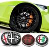 4Pcs 60MM Car Wheel Center Hub Caps Badge Tire Rim Covers For Giulia Stelvio Giulietta 156 159 147 Mito Tonale Brera