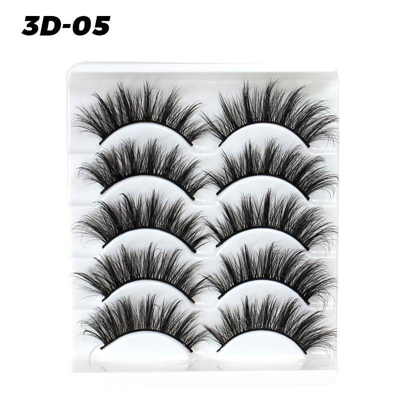 Fluffy Lashes 8/5pairs Eyelash Extensions De Cils Makeup Beauty False Eyelashes Wholesale Lashes Natural Wispy Lash-lifting