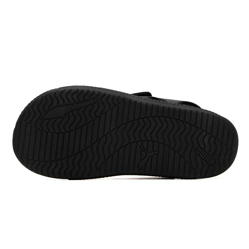 PUMA SoftridePro Sandal 24 Fabric Comfortable And Breathable Beach Sandals Unisex Black 395429-01