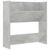 Wall Mounted Shoe Cabinets (2 pcs) Concrete Grey 60 x 18 x 60 cm Particleboard