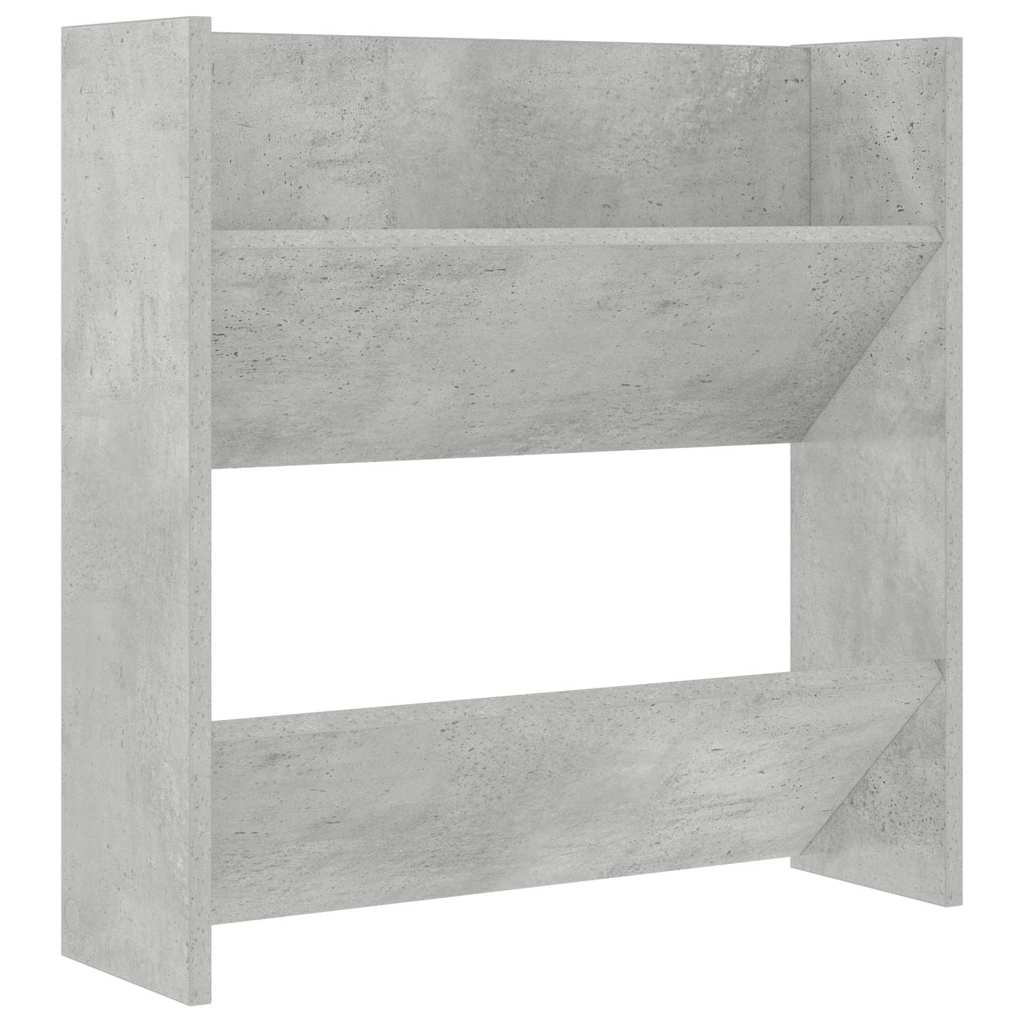 Wall Mounted Shoe Cabinets (2 pcs) Concrete Grey 60 x 18 x 60 cm Particleboard