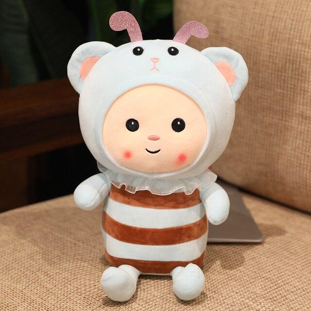 Lovely Honeybee Plush Toys Super Cute Bee Pillow Stuffed Soft Animal Dolls Kawaii Toy for Kids Children Birthday