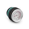 M30×1.5 Fuel Tank Cap Oil Temp Gauge 0-200°C Pointer Dial Meter for Motorcycle Black Silver BX103093