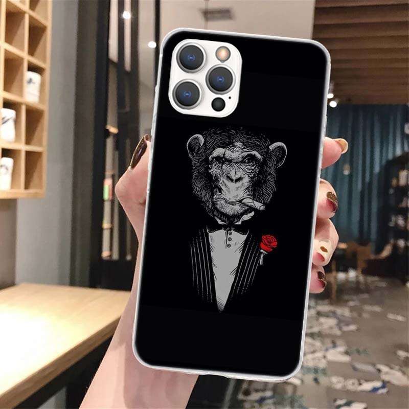 Man Suit Shirt Tie Soft Phone Case For iPhone 17 Air 16 16E 15 14 Plus 13 Mini 12 11 Pro Max X XR XS 7 8 + SE 2020 Pattern Cover