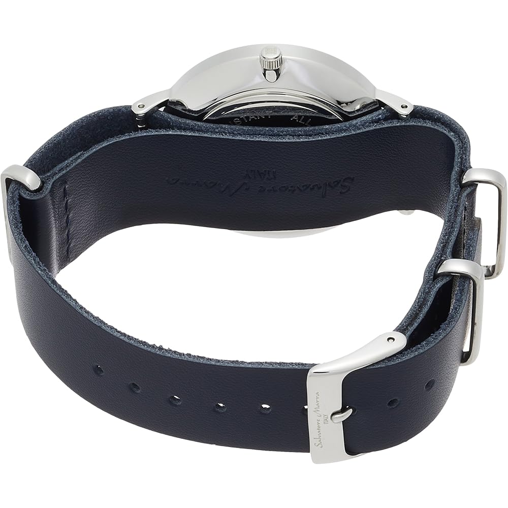 Salvatore Marra Men's Watch, Multi-Calendar, Slim Type, SM15117-SSNVSV, Officially Imported