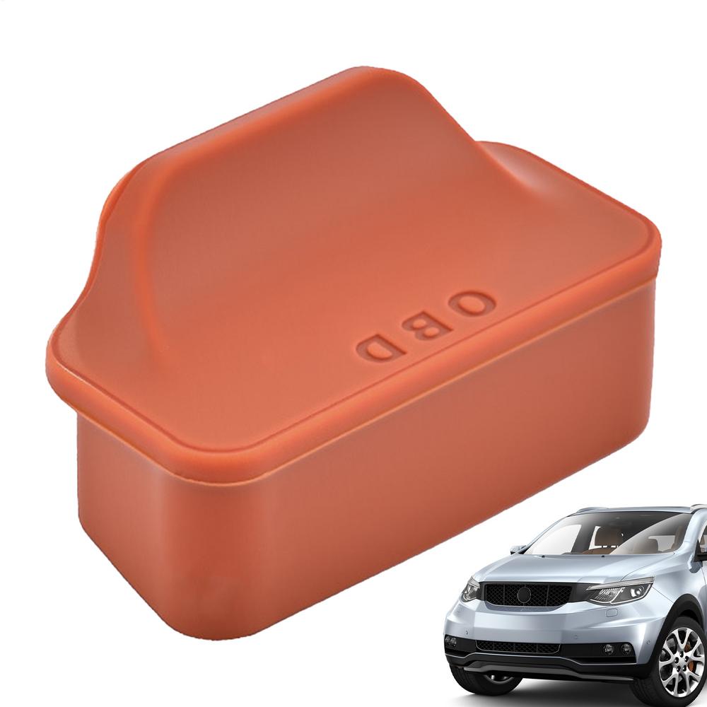 OBD Port Dust Cover OBD Port Guard Dust Shield Interface Connector Protector For Cargo Golf Cart Sedan Truck SUV Van RV