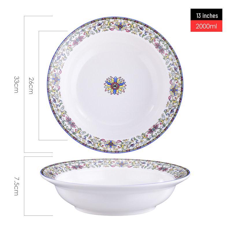 Large Ceramic Bowl for Soup, Noodles, Boiled Fish, Pickled Fish, and Dough Mixing - Mao Xuewang Commercial Use