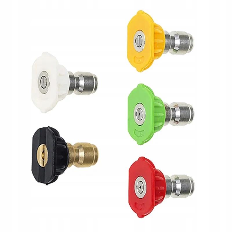 Rosfix Zestaw Do Myjki Kärcher K2–K7 – Adapter Bayonet 1/4"" + 5 Dysz + Pianownica 1L | Maksymalne Ciśnienie 200 BAR | Wysoka Kompatybilność