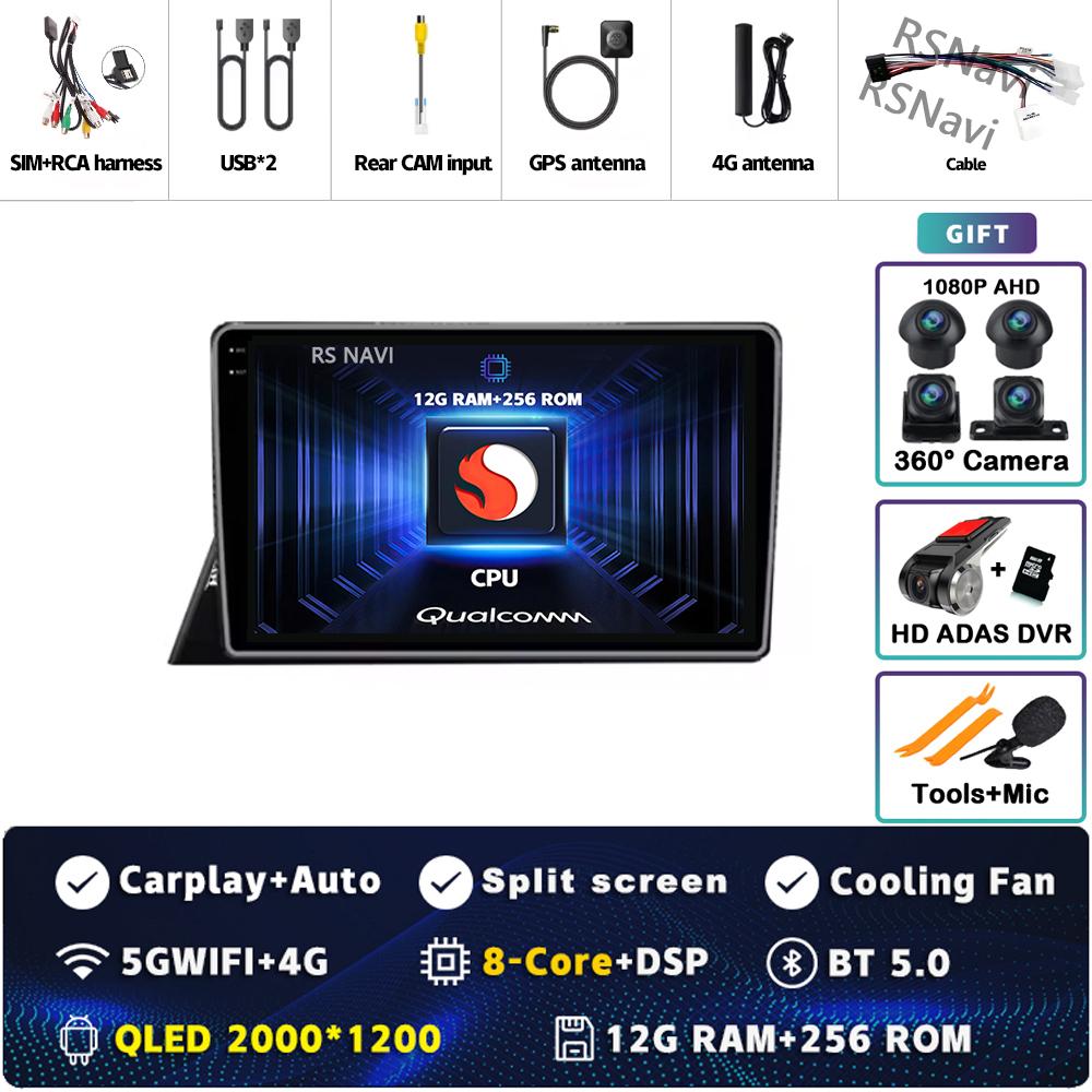 Android 14 Carplay Car Radio For TOYOTA SIENTA 2016 2017 2018 2019 - 2021 Multimedia Video Player Navigation GPS Stereo 2Din DVD