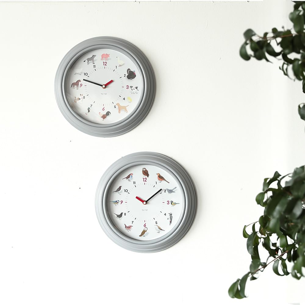 Animal Bird Sound Alarm Clock Wall Clock TICKY TACKY CLOCK (ANIMAL) #25688