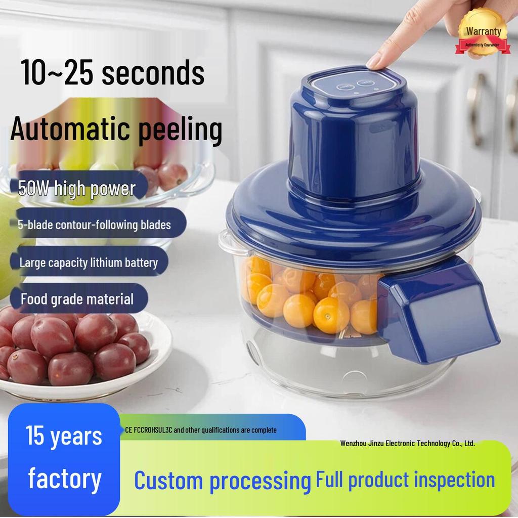 Automatic Fruit, Vegetable & Garlic Peeler Machine