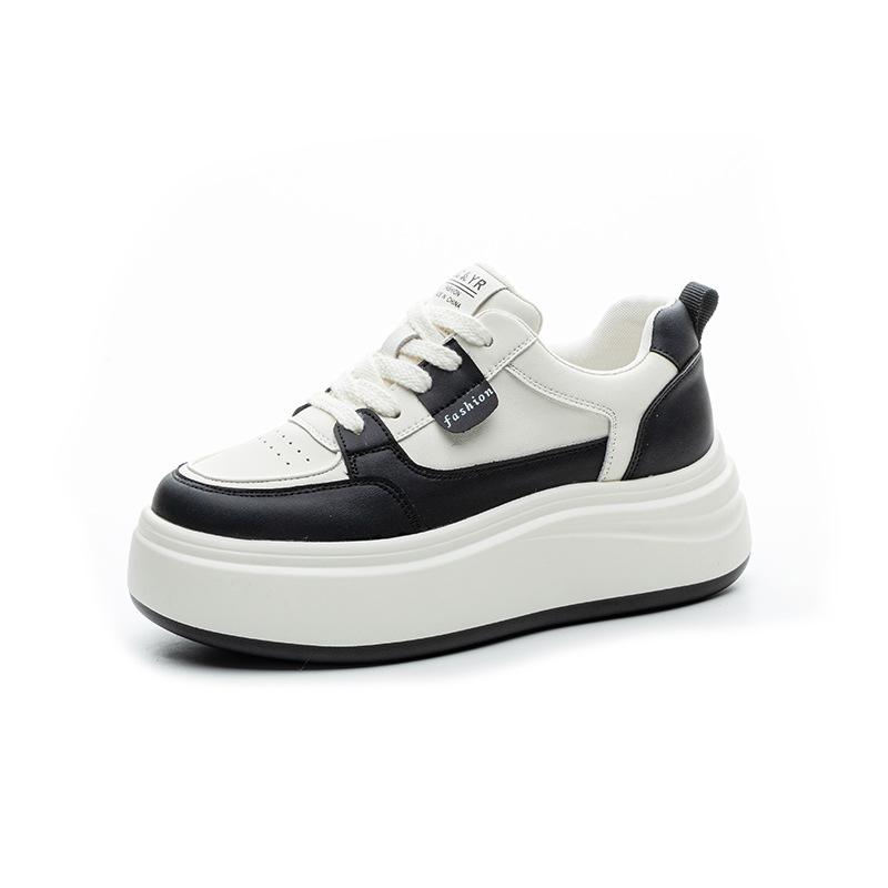 Small White Shoes Inner Height Increase Casual Platform Student Shoes Sports Comfortable Fashion Women's Shoes