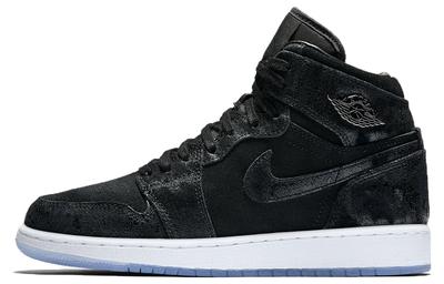 1 Retro High Heiress Black Suede GS 832596-001