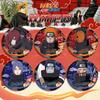 Naruto Double Flash Badge 233-243 Anime Merchandise Collectibles Cosplay Accessory New Design 75mm 58mm Pet Bar Full Characters