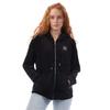 DKNY Womens/Ladies Rhinestone Velour Logo Full Zip Hoodie