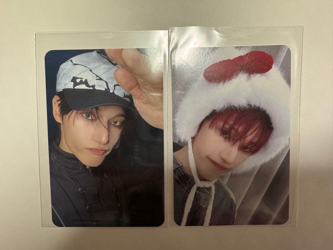 [USED] ATEEZ MAKESTAR Lucky Draw Wooyoung Kitty Petting Photocard