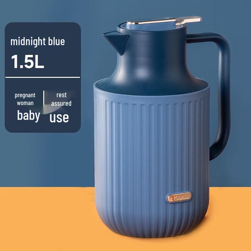 Shimizu 1.5L Glass Liner Thermos Bottle