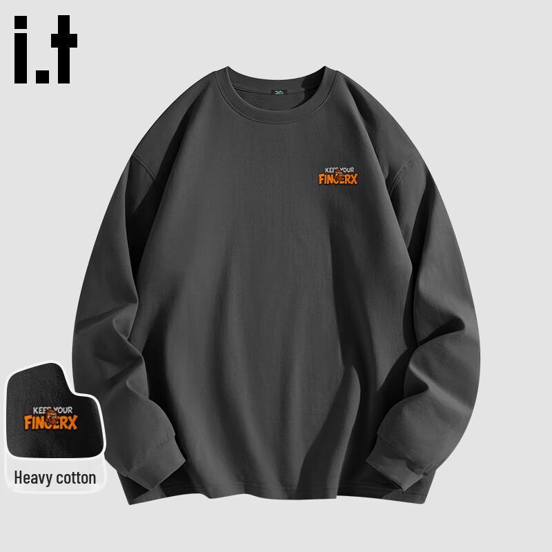 Fingercroxx Men s Heavyweight Cotton Long-Sleeve T-Shirt 2XL