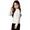 Girls' Stylish Decor Double-Sided Thermal Base Layer Top for Everyday Wear