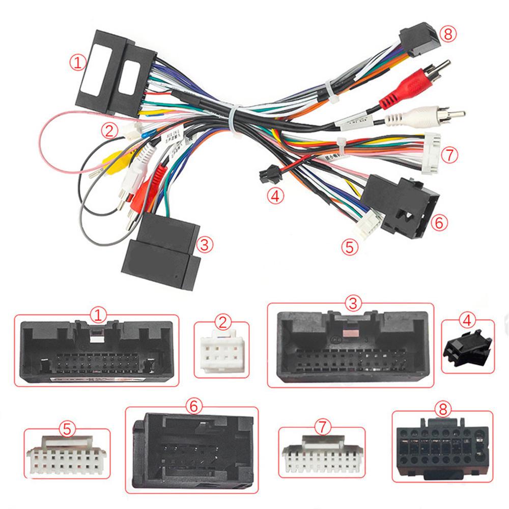 16Pin Car Stereo Audio Power Wiring Harness + Canbus For 12-15 Ford Focus Ranger
