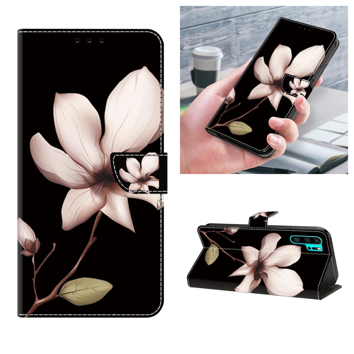 

Цветочный узор магнолии, окрашенный чехол для мобильного телефона для iPhone, Samsung, Xiaomi, Redmi, Motorola, Nokia, Sony, LG, кожаный чехол