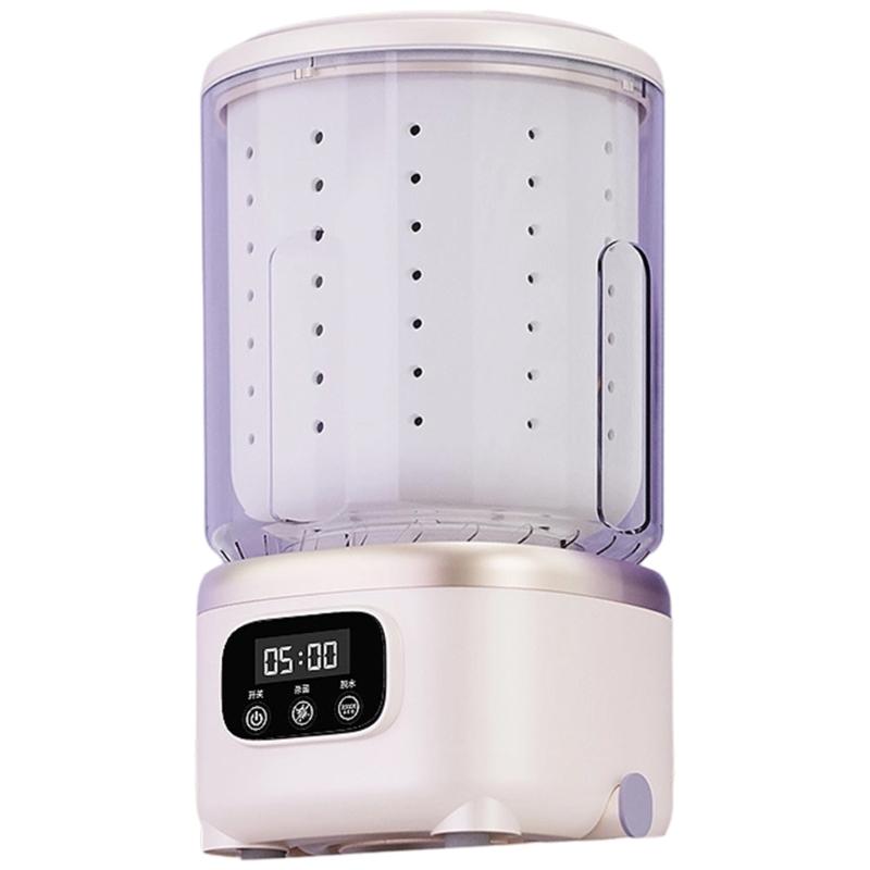 Automatic Tiny Washer And Dryer Combination 2L Capacity Dense For Small Sectors With Flexible Effluent Multiple Purpose Basket