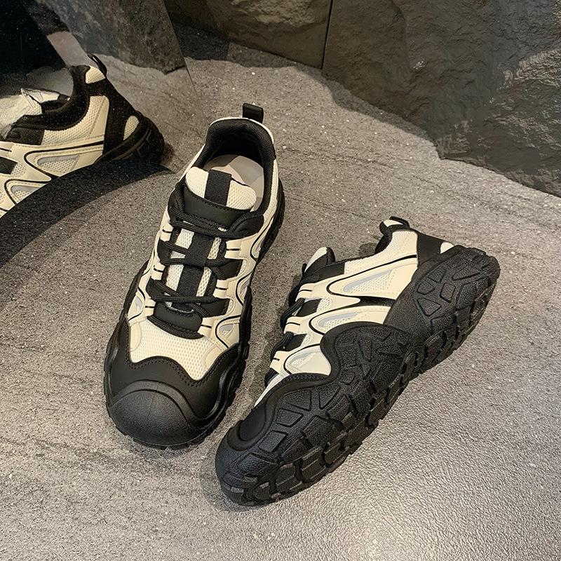 Ugly and Cute Big Head Dopamine Colorblock Daddy Shoes Women's Summer New Mesh Breathable Lightweight Casual Sneaker