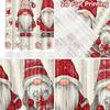 2pcs, 2D FLAT PRINTING Curtains (Without Rod) Festive Gnomes(1) Halloween Festival Popular Curtains&Drapes Polyester Easy